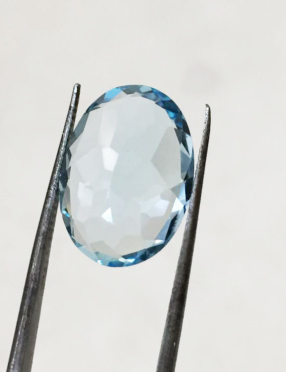 9.52 Ratti (8.57 ct) Natural Blue Topaz